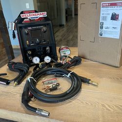 Lincoln Power MIG 215 MPI Multi Process Welder Package