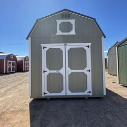 10x16 Lofted Storage Shed 