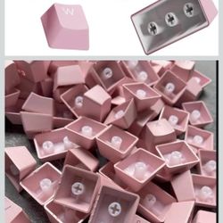Pink Keyboard Caps