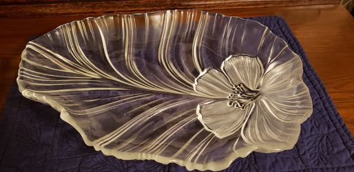 Large glass tray