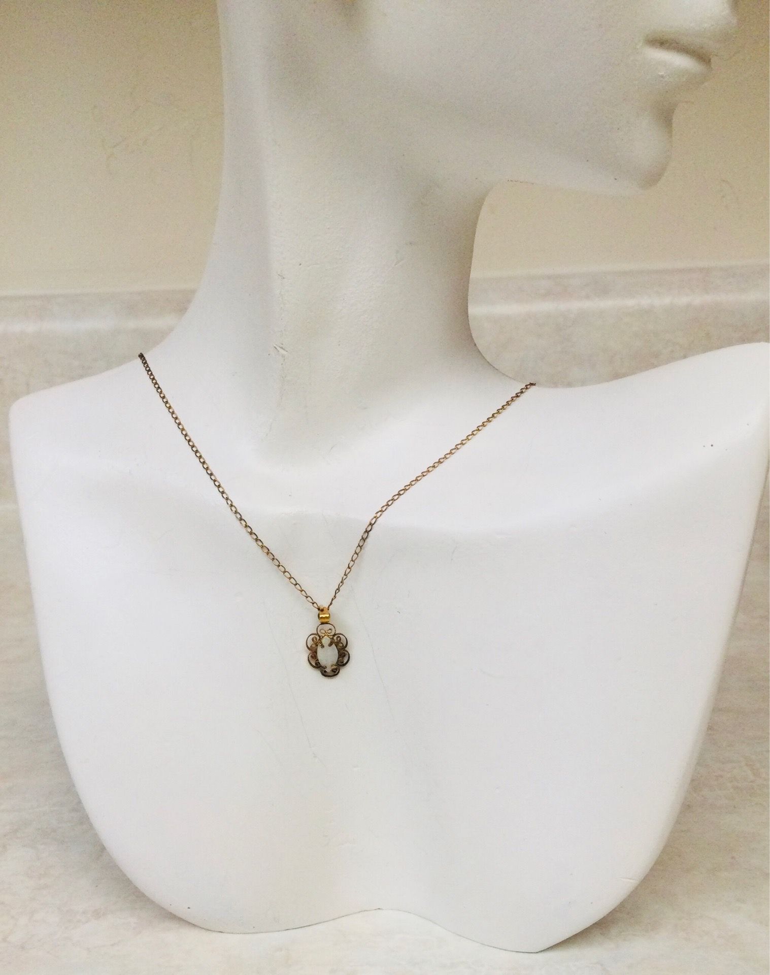 14k gf Opal Necklace (18”)