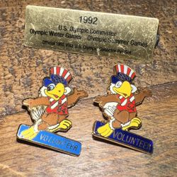 Vintage Sports & Coca-Cola Enamel Pin Lot (11) – Dodgers, 1984 Sarajevo Olympics, 1990 Goodwill Games, Tonopah NV, Panasonic