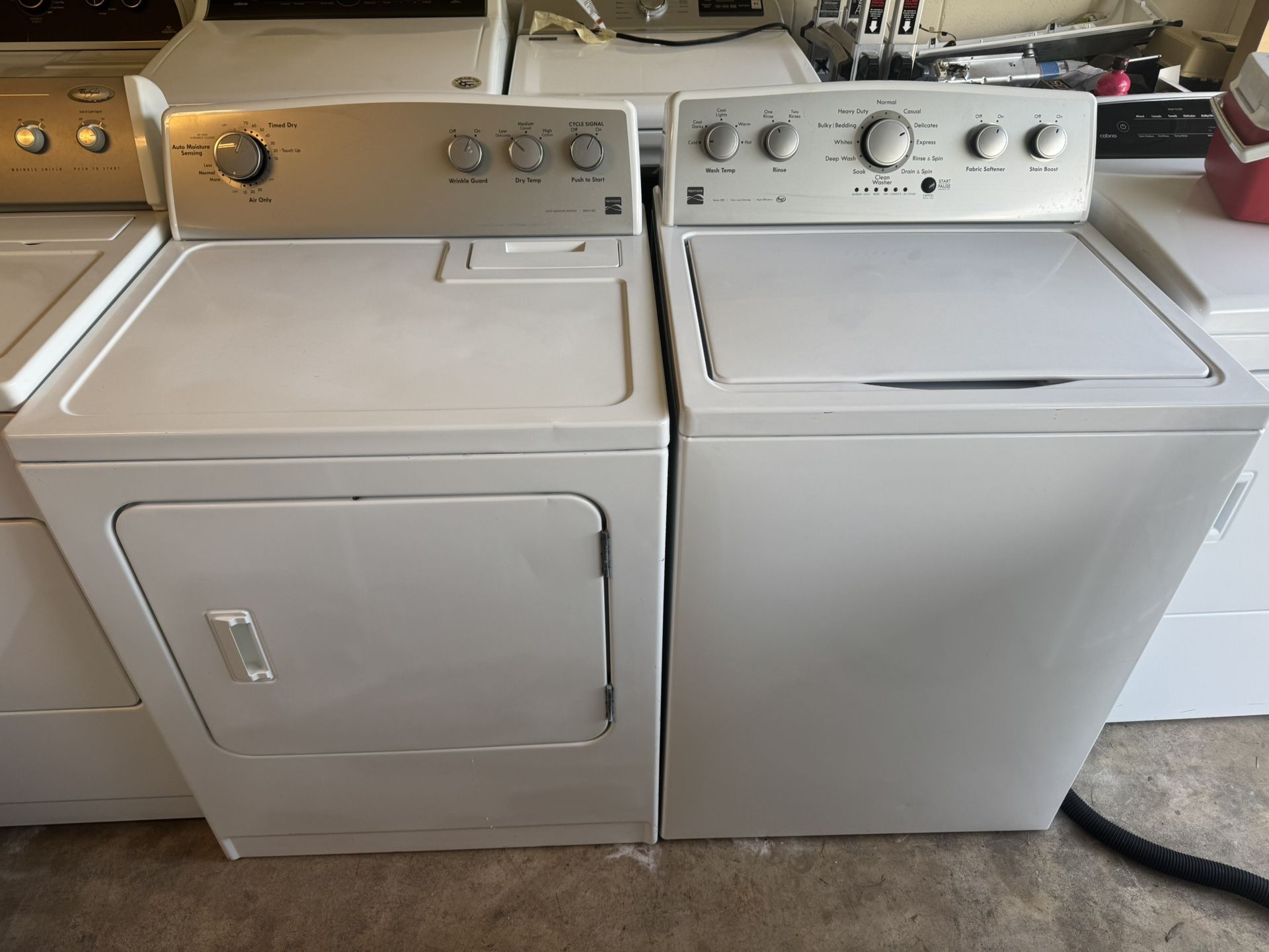 Kenmore Washer And Dryer Set 30 Day Warranty