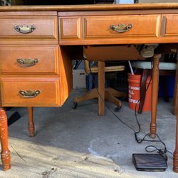 Sewing Machine and Desk
