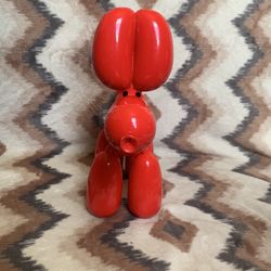 SQUEAKEE THE BALLOON DOG PET - RED