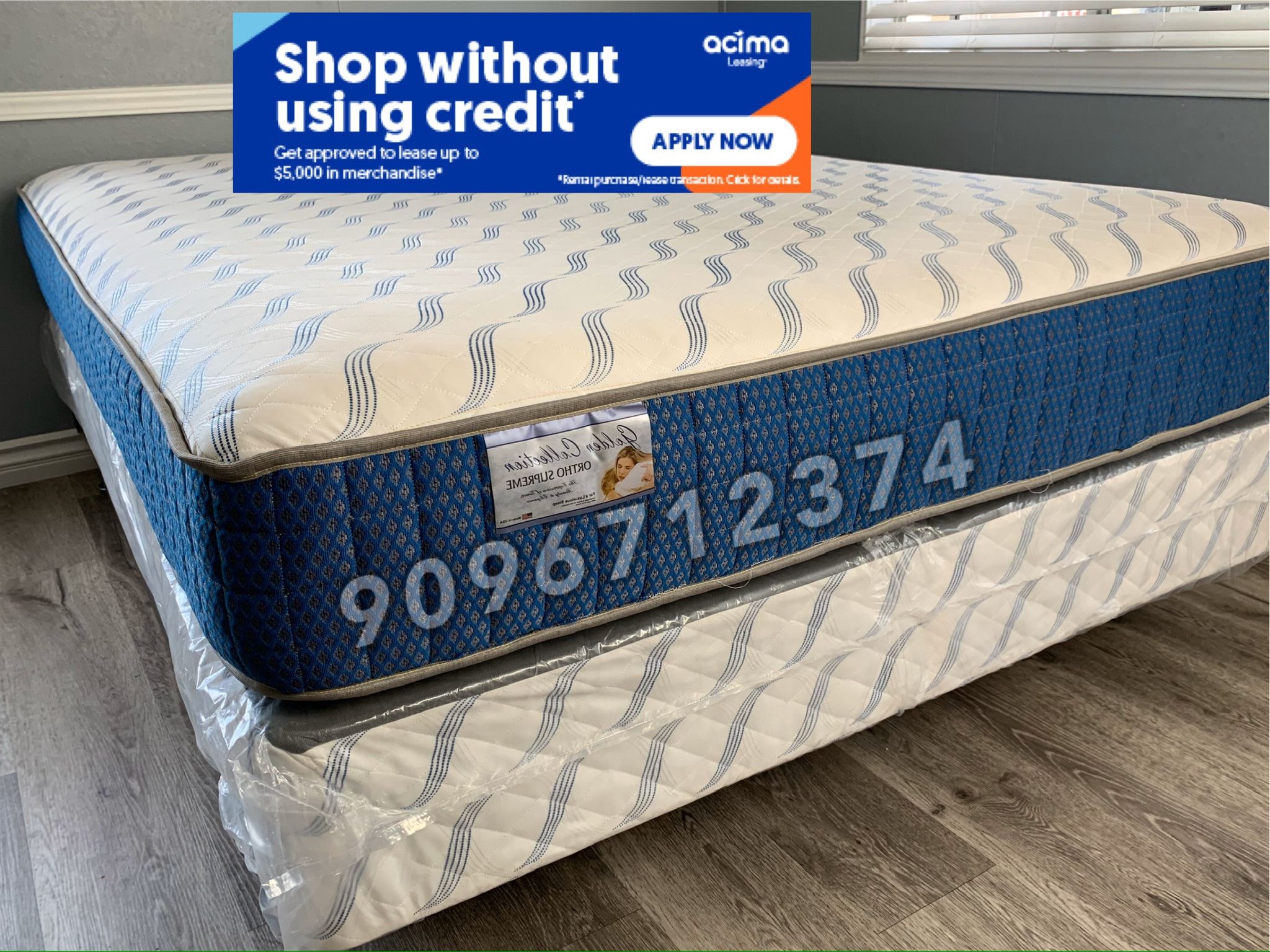 King Size Supreme Orthopedic Mattress and Boxspring