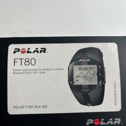Polar FT80 Heart Rate Monitor Fitness Watch