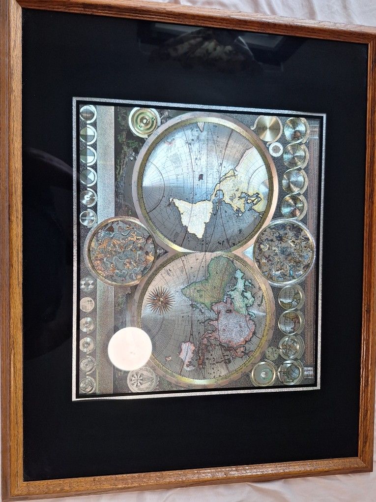 Mapa Mundi Astrologico Antiguo