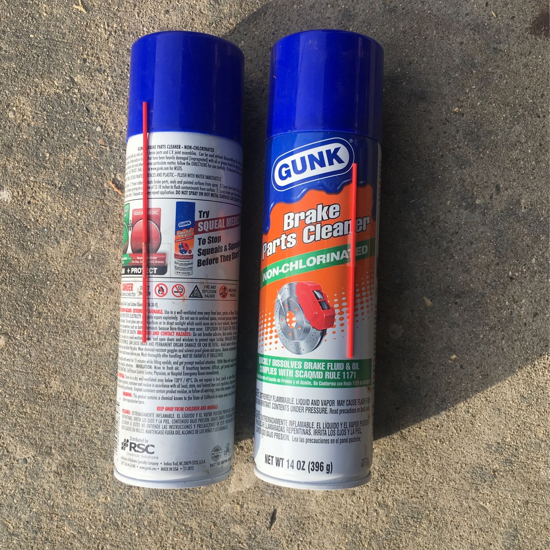 Gunk Brake Parts Cleaner 14oz.