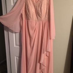 Women’s Dress  3x , Pink, Shain