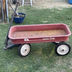 VINTAGE RADIO FLYER WAGON # 18 