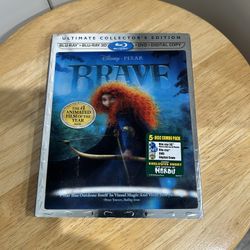 Disney’s Brave Blu-Ray 3D Five Disc Set (New)
