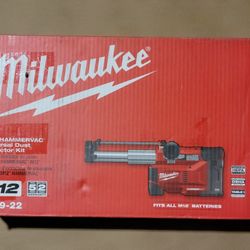 Milwaukee M12 12-Volt Lithium-Ion Cordless HAMMERVAC Universal Dust Extractor 2509-22