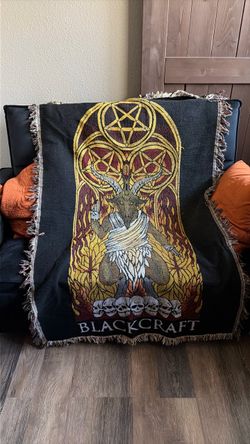 Black craft cult tapestry