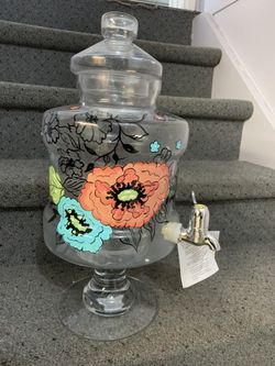 Glass Drink Dispenser 