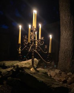 Large Vintage Brass Candlebra