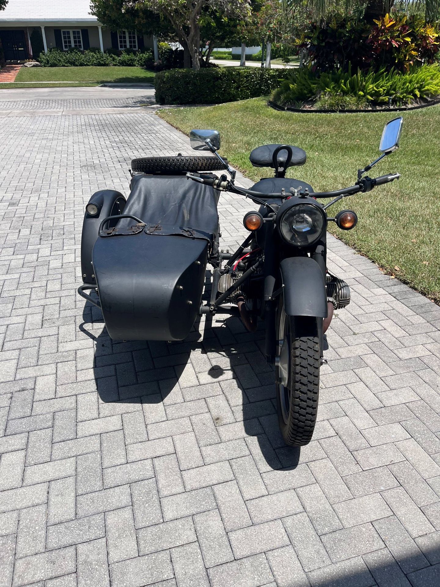 Classic CJ750 Motorcycle with Sidecar