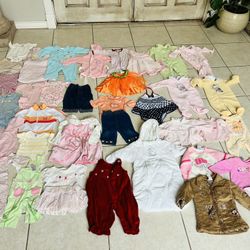Ropa de niña  de 6 a 9 meses 