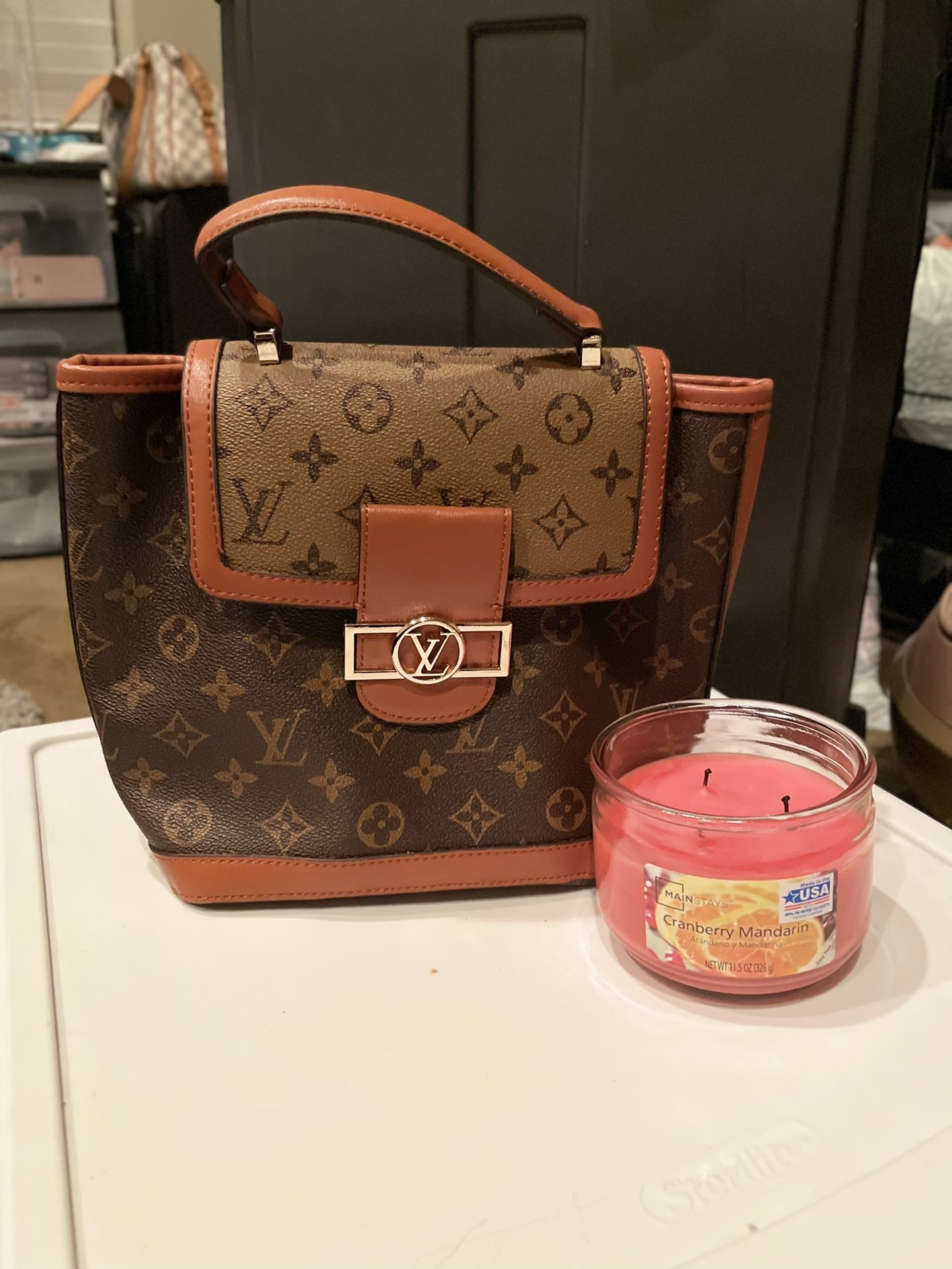 Brown Purse/Mini Backpack