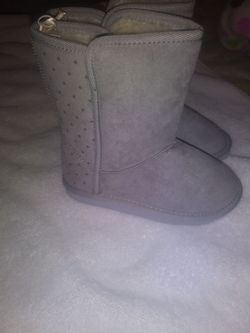 Grey Size 11 Toddler Boots