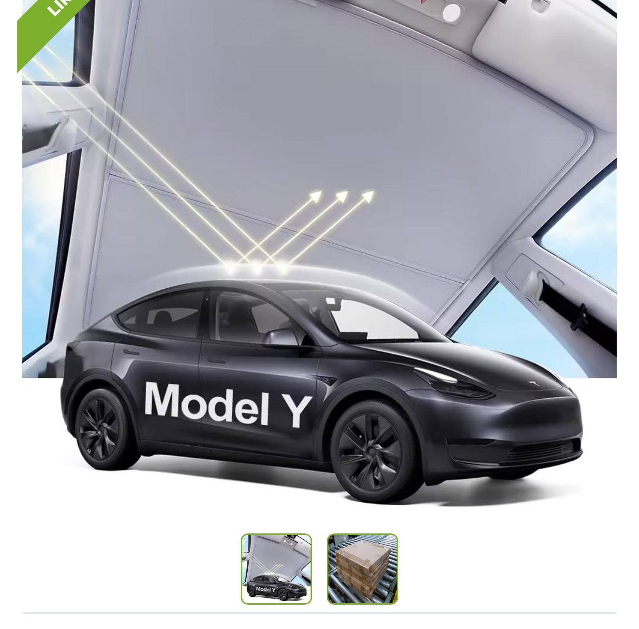 Tesla Model Y Roof Sun Shade