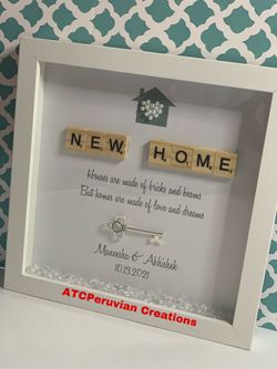 New Home / First Home Shadow Box 