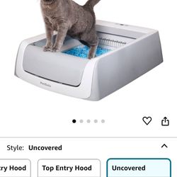 Self Cleaning Litter Box And 2 Full Bags Of Litter