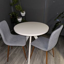 West elm Table + 2 Chairs