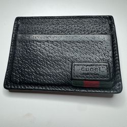 Gucci Card Holder With Money Clip 100% Authentic 
