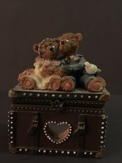 Wedding Bear Anniversary on Treasure Chest