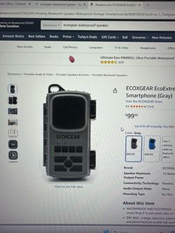 Speaker Bluetooth waterproof ecoxgear