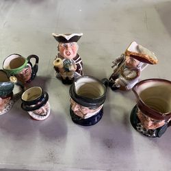 Vintage Toby Jugs