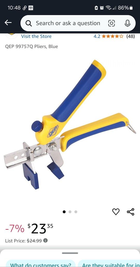 QEP LASH Tile Leveling System Pro Installation Pliers and accessories