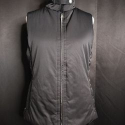 Women's Black Banana Republic Collared Vest (Size Small)