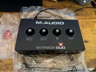 M Audio M-Track Duo Interface for Mac & PC