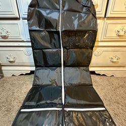 BRAND NEW Black Garment Bag with Shoe Pockets