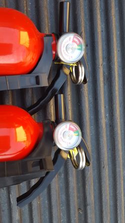 brand new fire extinguisher