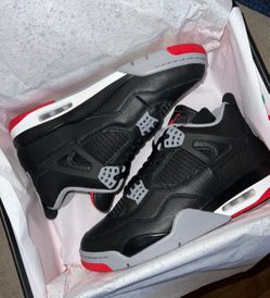 Air Jordan 4 Retro Bred Size 10.5 11 & 11.5 Available