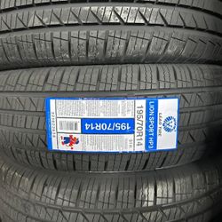 195/70/14 Set De Llantas 