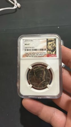 2020 D Kennedy Half Dollar NGC MS67