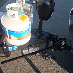 RV. Travel trailer toyhauler