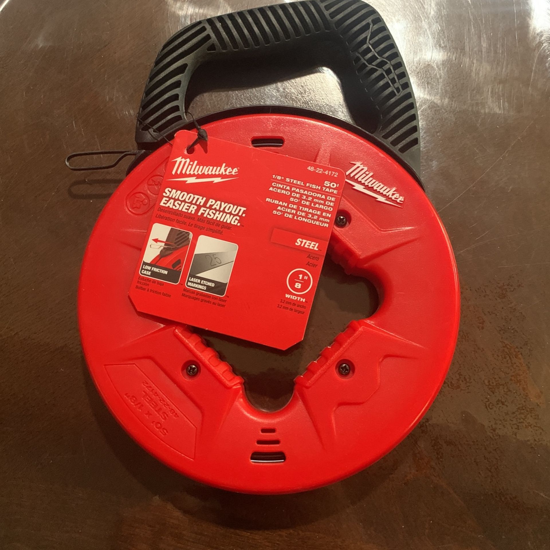 Milwaukee 1/8 in. x 50 ft. Steel Fish Tape