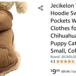 Dogs Clothing Sweater jumpsuit 