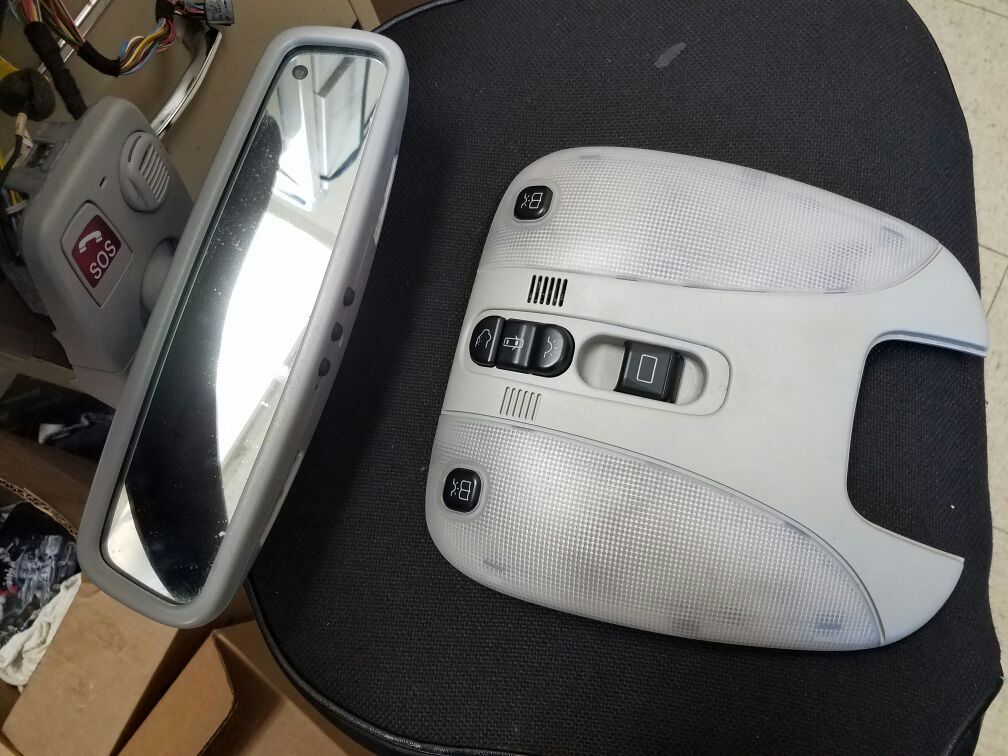2001 MERCEDES S500 SUNROOF SWITCH AND REAR VIEW MIRROR