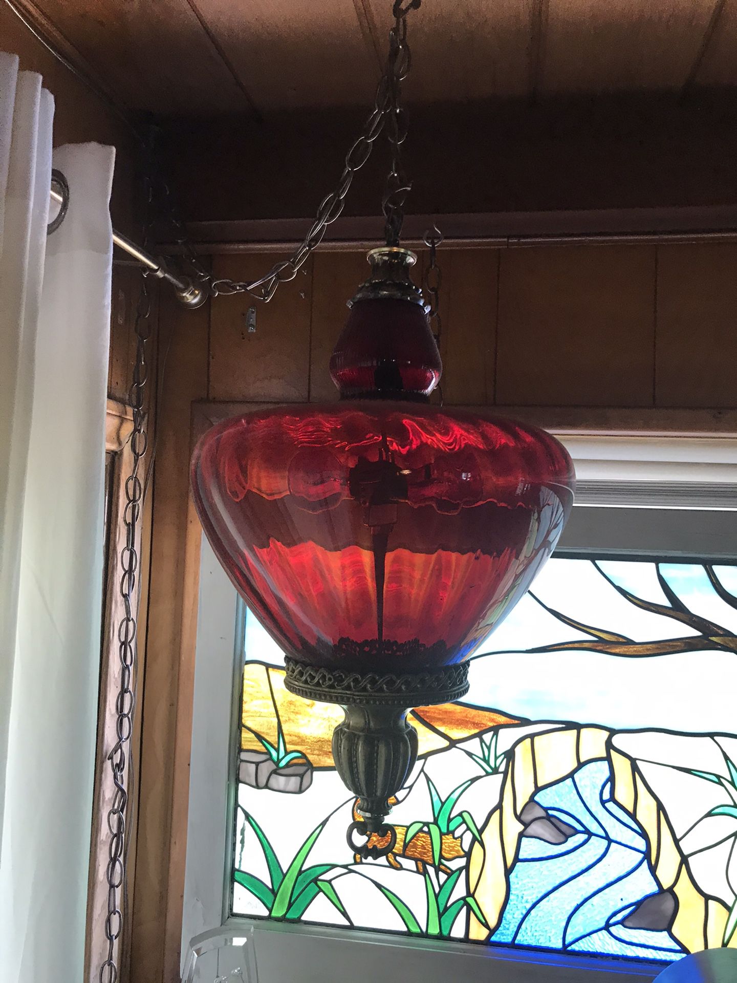 Red cherry hanging lamp