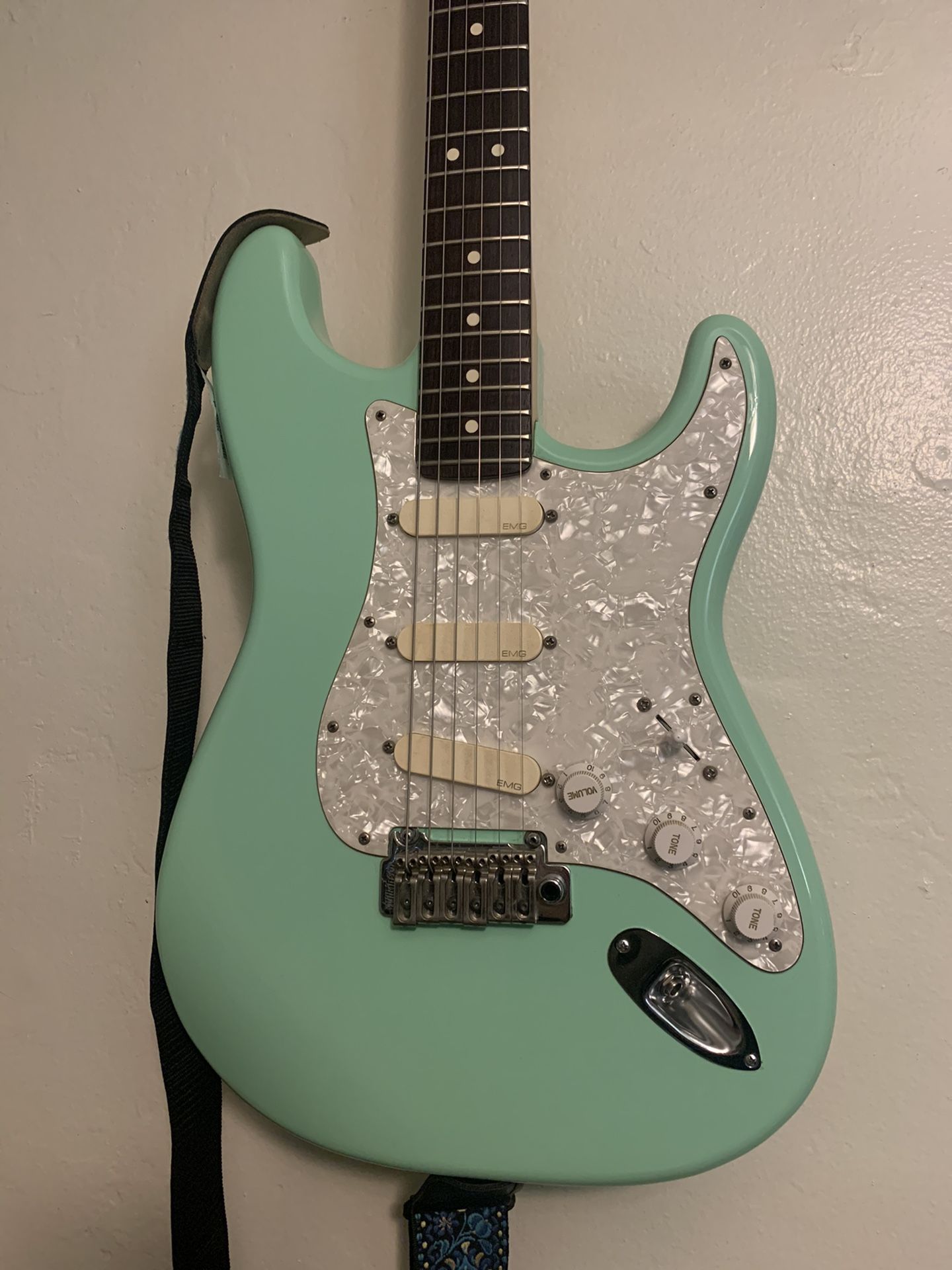 Fender Stratocaster USA Seafoam Green EMGs