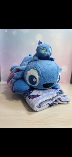 Stitch Plush With Blanket Included