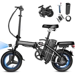 Electric Bike – 21MPH – Folding – 20+ Mile Range – Like New
