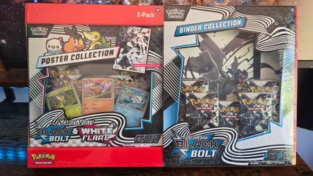 Black Bolt/White Flare Binder Collection & Unova Poster Collection