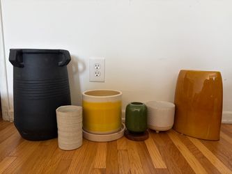 Ceramic Planters & Vases - Sold Separately or All 6 for $80